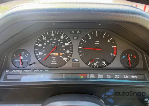 1988 BMW M3 z USA, uszkodzony, nr VIN WBSAK0306J2195224